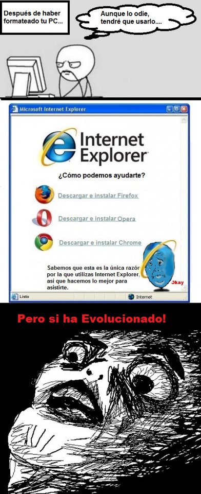 La evolucion de Internet Explorer