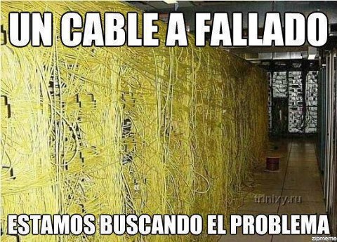 Un cable ha fallado