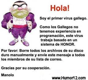 El primer virus Gallego