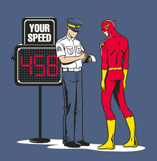 Flash multado