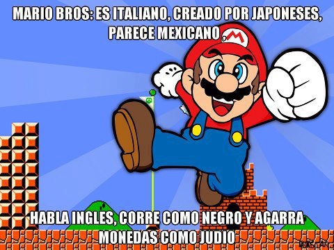 La nacionalidad de Mario Bross