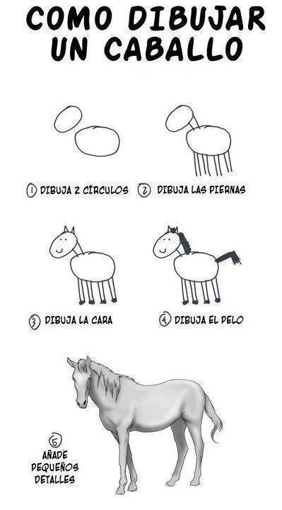 Como dibujar un caballo