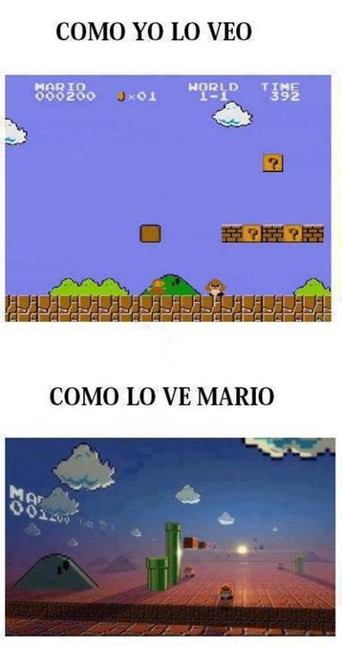 Como lo ve Super Mario