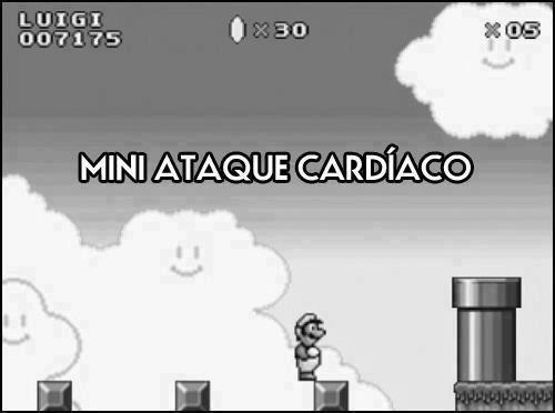 Mini ataque cardiaco en Mario Bros