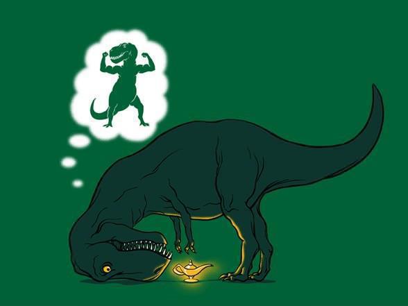 El T-Rex y su deseo