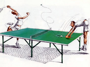 Ping Pong con mosquitos
