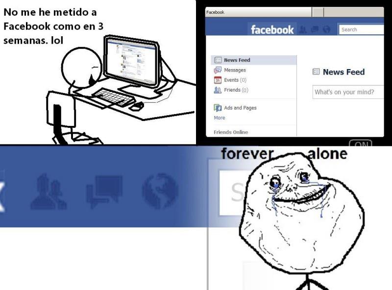 Forever Alone en Facebook