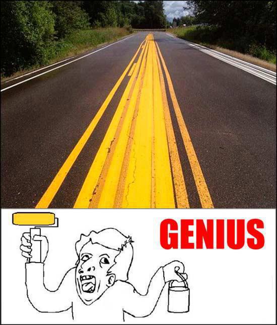Genius en el rayado de la calle
