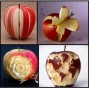 Creatividad en manzanas